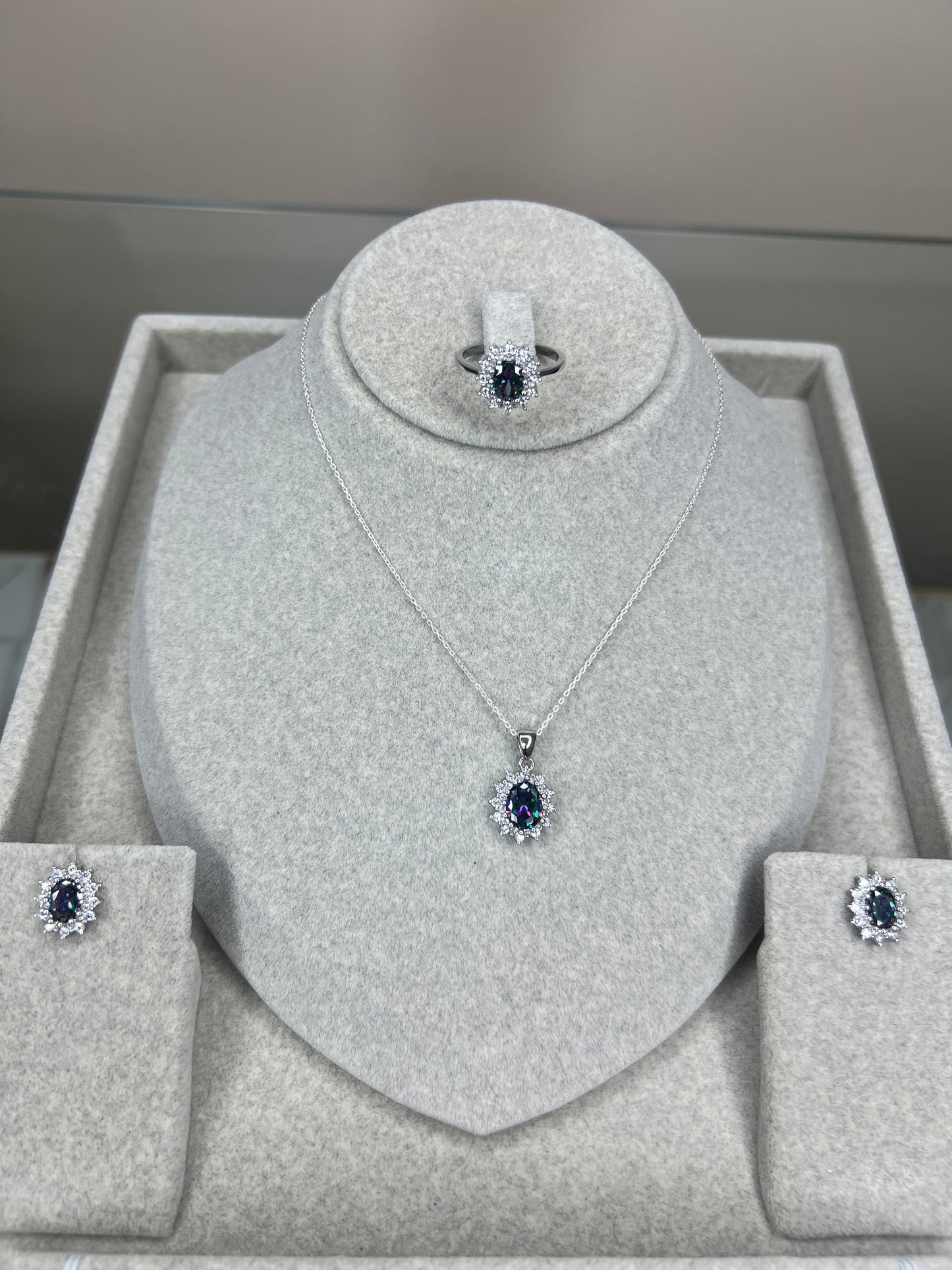 Parure LA REINE argent 925