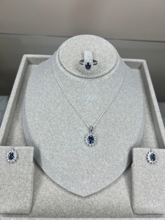 Parure LA REINE  argent 925